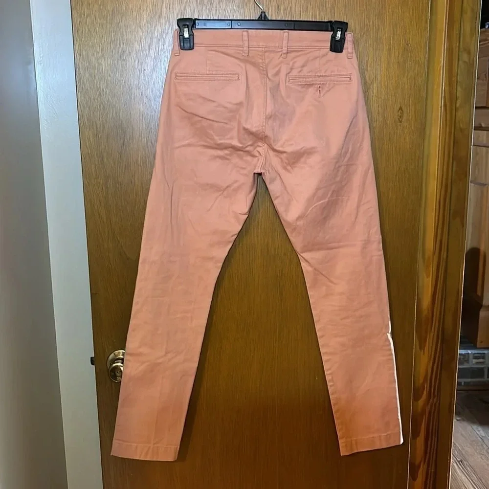 J. Crew Men’s Coral Stretch Chino Size 28 X 30